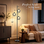 Vintora VF301 floor lamp dimensions and scale
