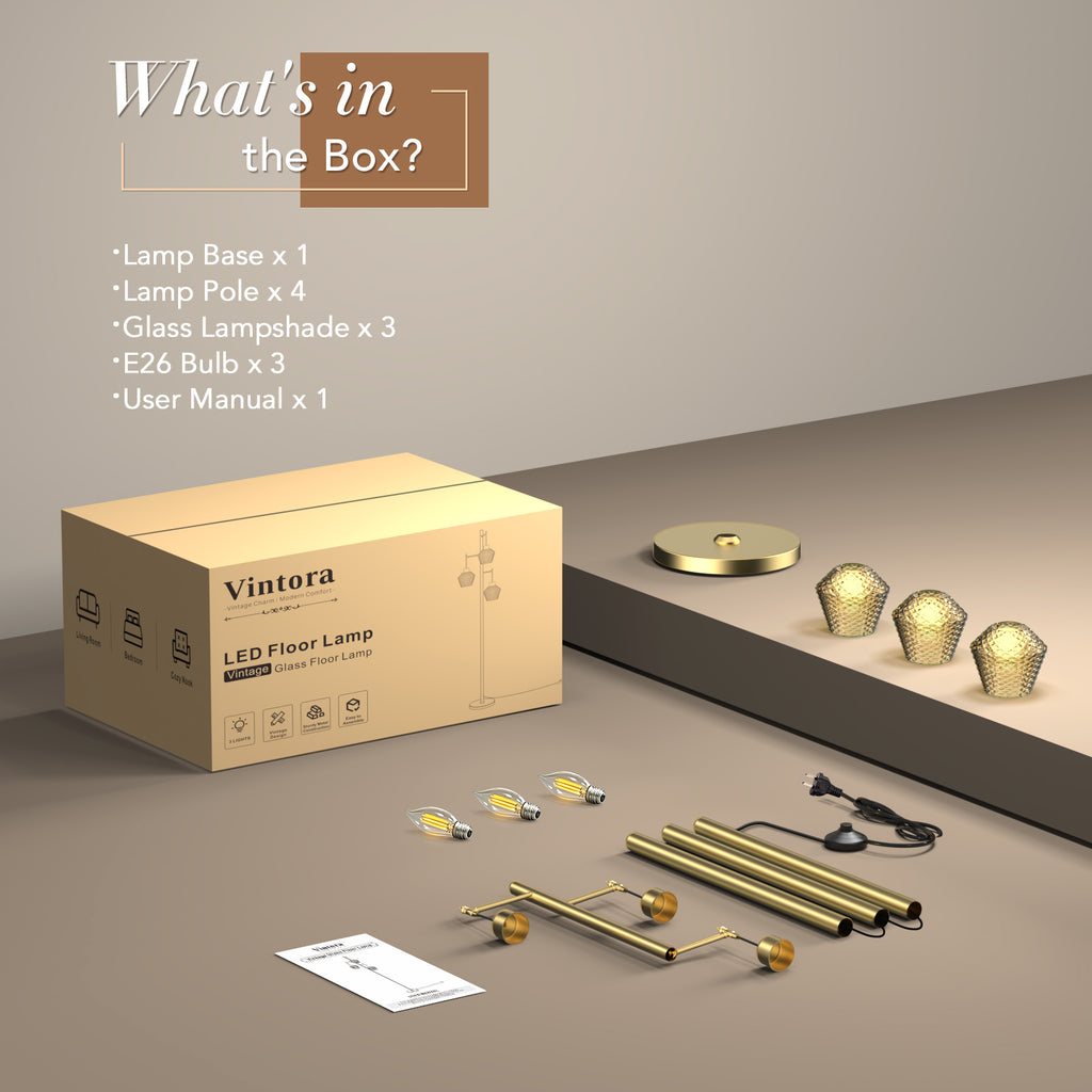 Gold Vintora VF301 package contents
